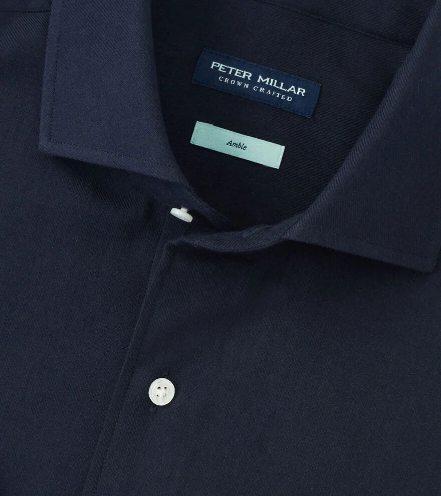 Peter Millar - Amble Solid Shirt - Navy
