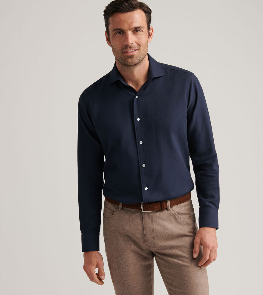 Peter Millar - Amble Solid Shirt - Navy