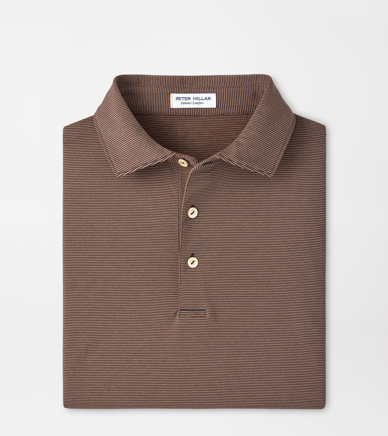 Peter Millar - Jubilee Performance Jersey Polo - Navy & Dark Amber
