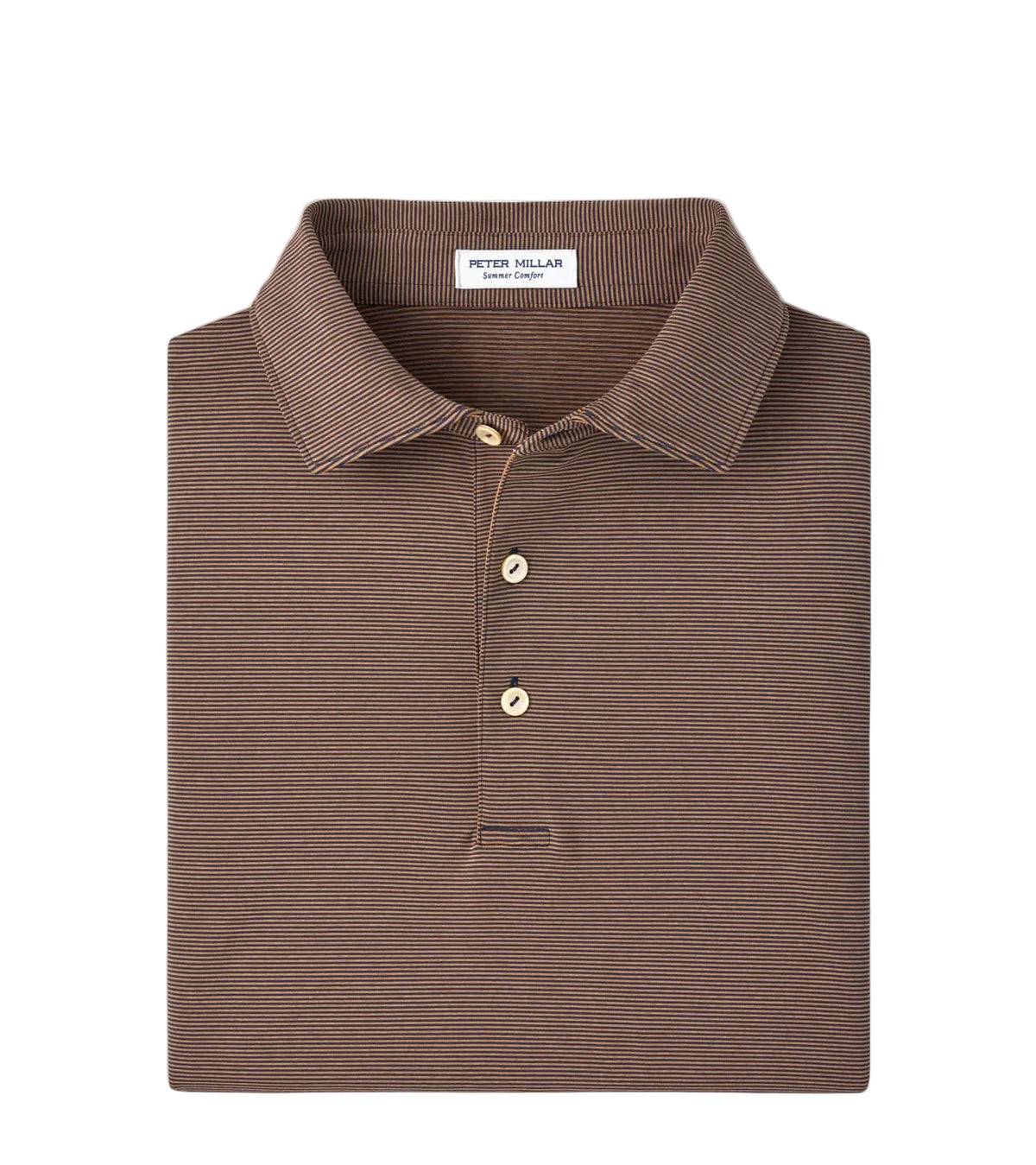 Peter Millar - Jubilee Performance Jersey Polo - Navy & Dark Amber