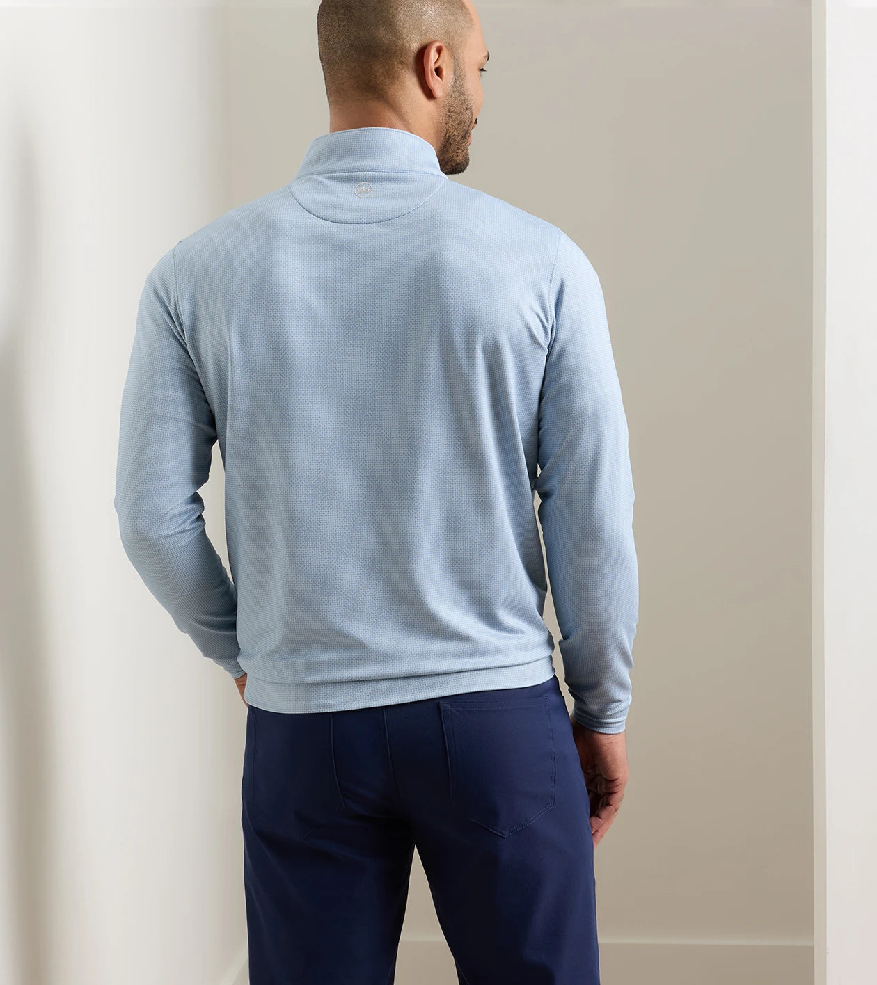 Peter Millar - Perth Basketweave Performance Quarter Zip - Lakeside