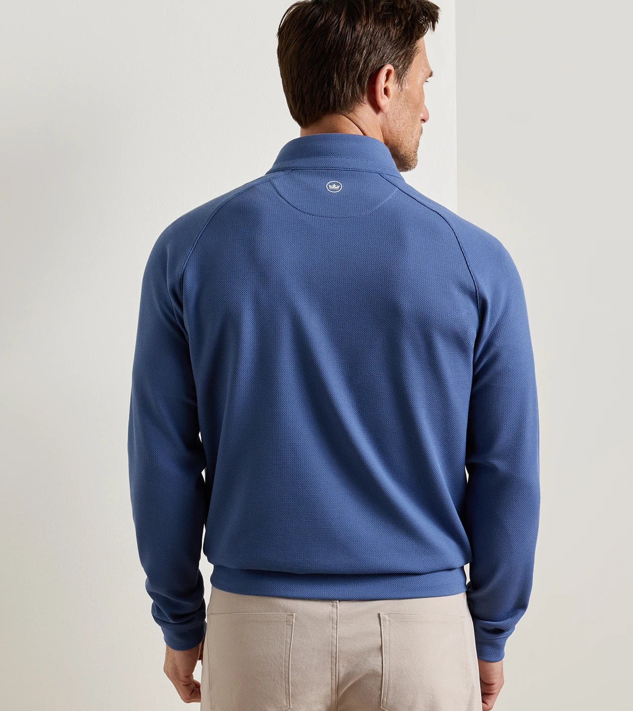 Peter Millar - Cradle Piqué Performance Quarter Zip - Bali Blue