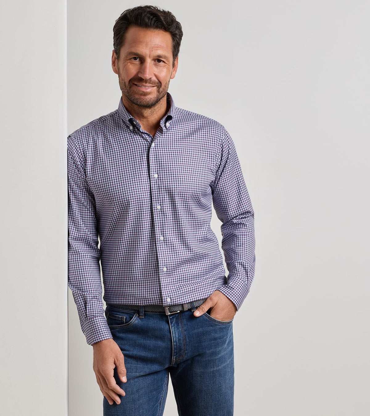 Peter Millar - Liam Crown Soft Twill Sport Shirt - Grapeseed