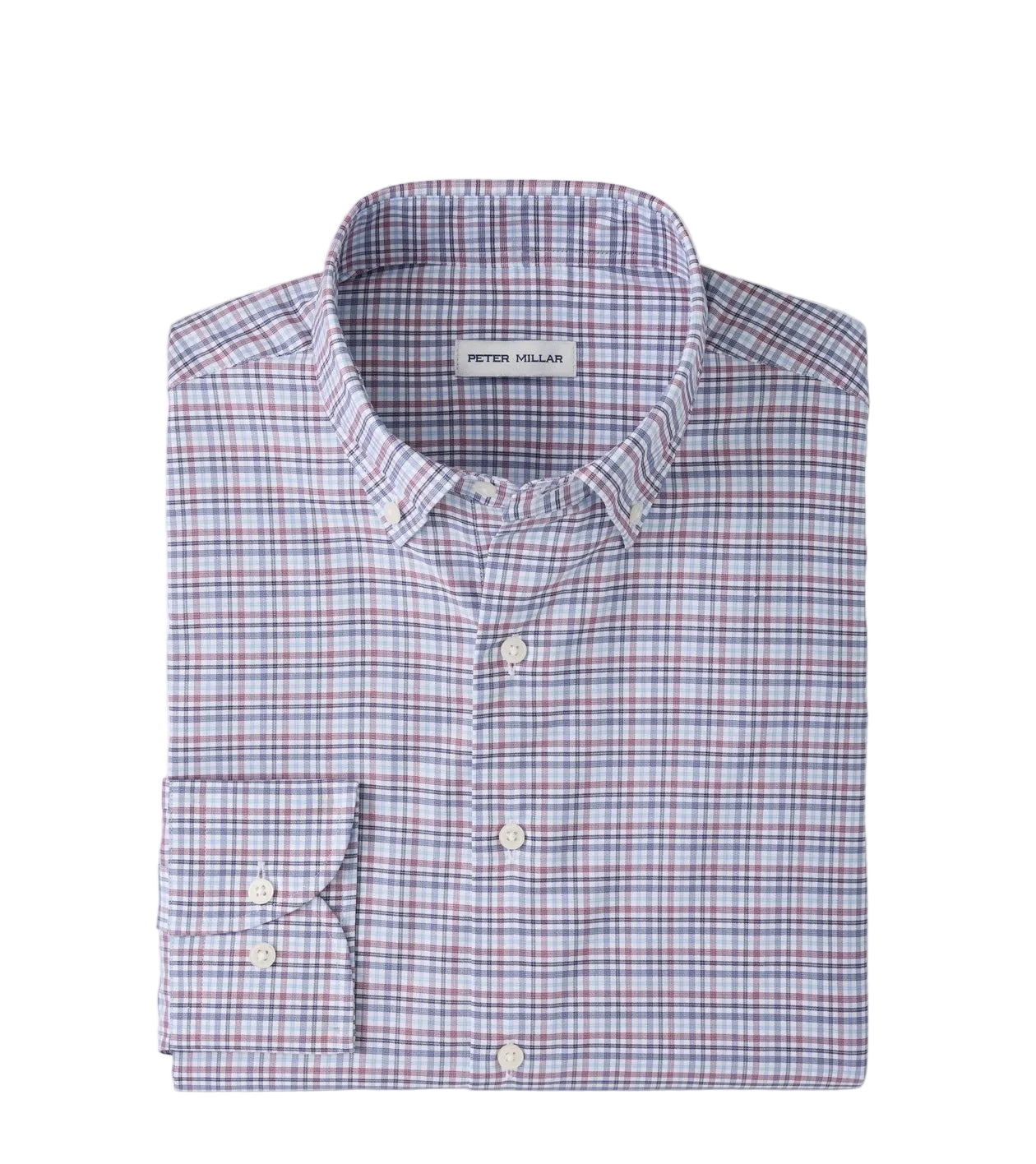 Peter Millar - Wayne Performance Twill Sport Shirt - Blue Freesia