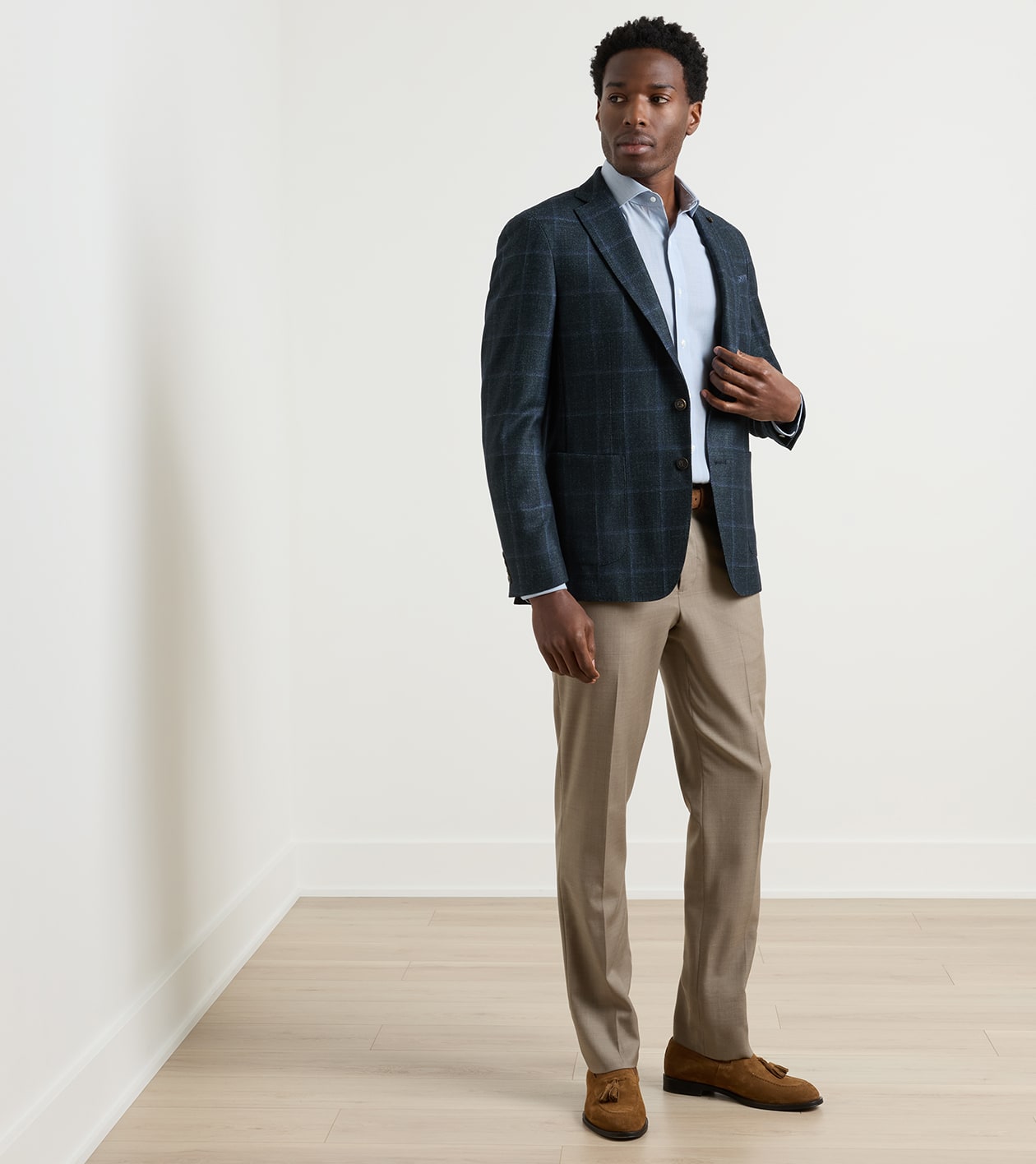 Peter Millar - Hughes Windowpane Soft Jacket - Pine Brook