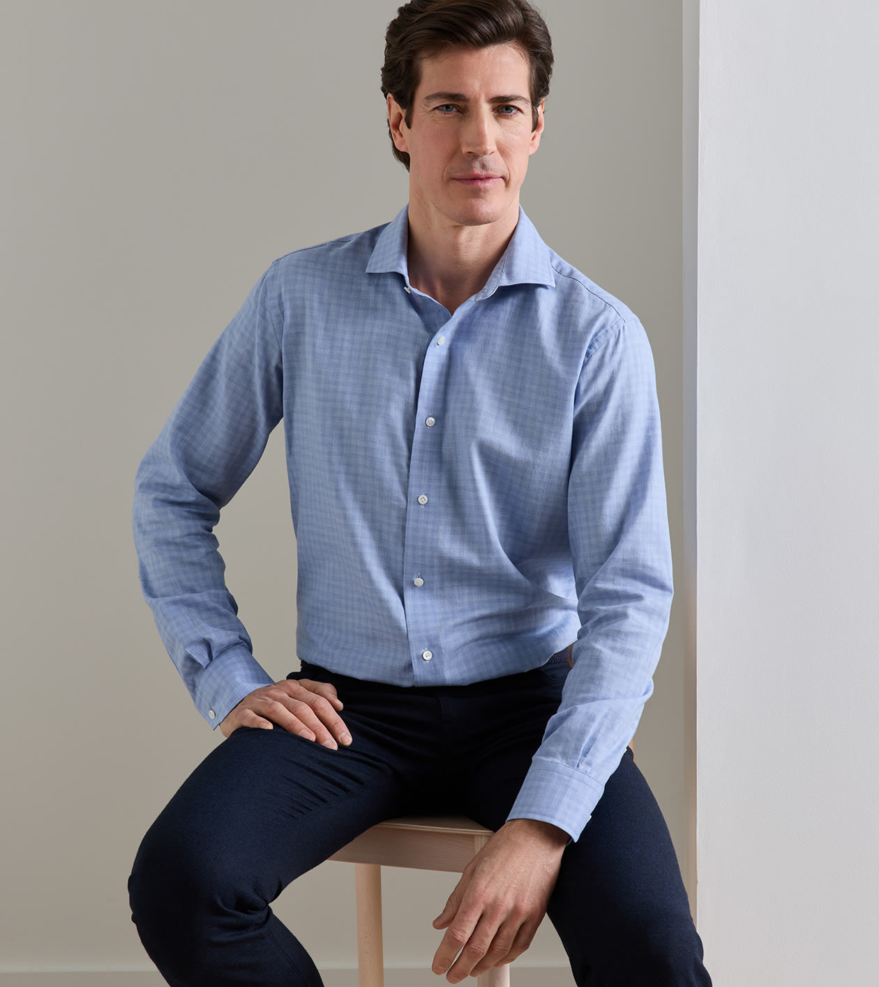 Peter Millar - Felix Cotton Sport Shirt - Windy Blue