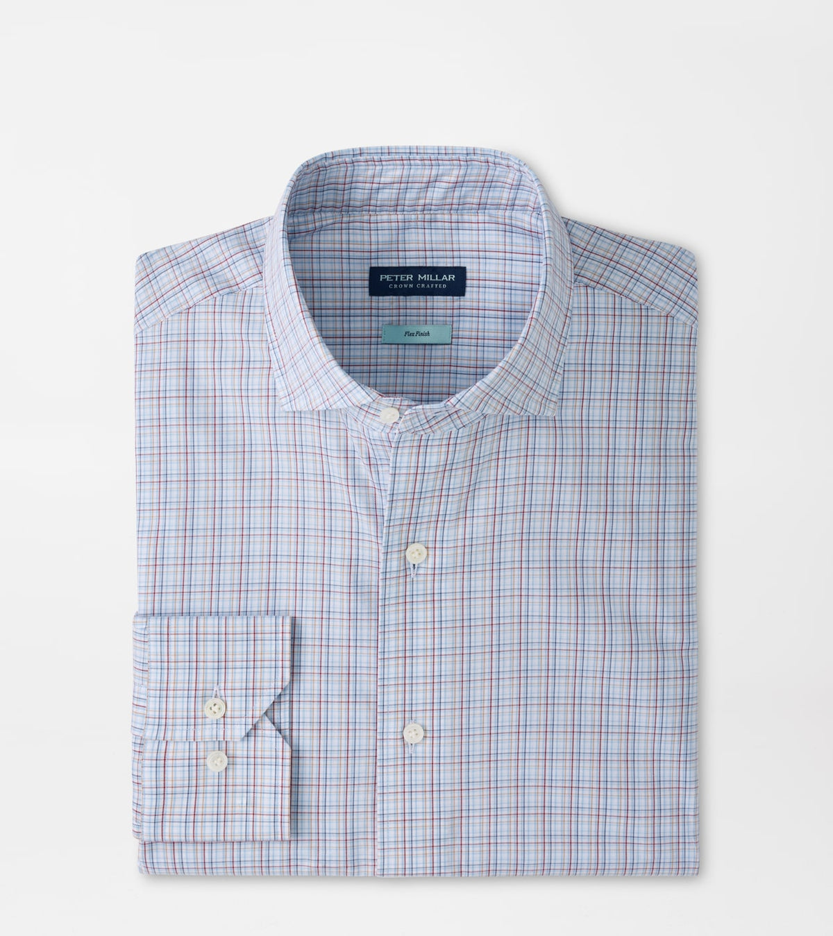 Peter Millar - Amos Cotton Sport Shirt - Whitehaven Blue