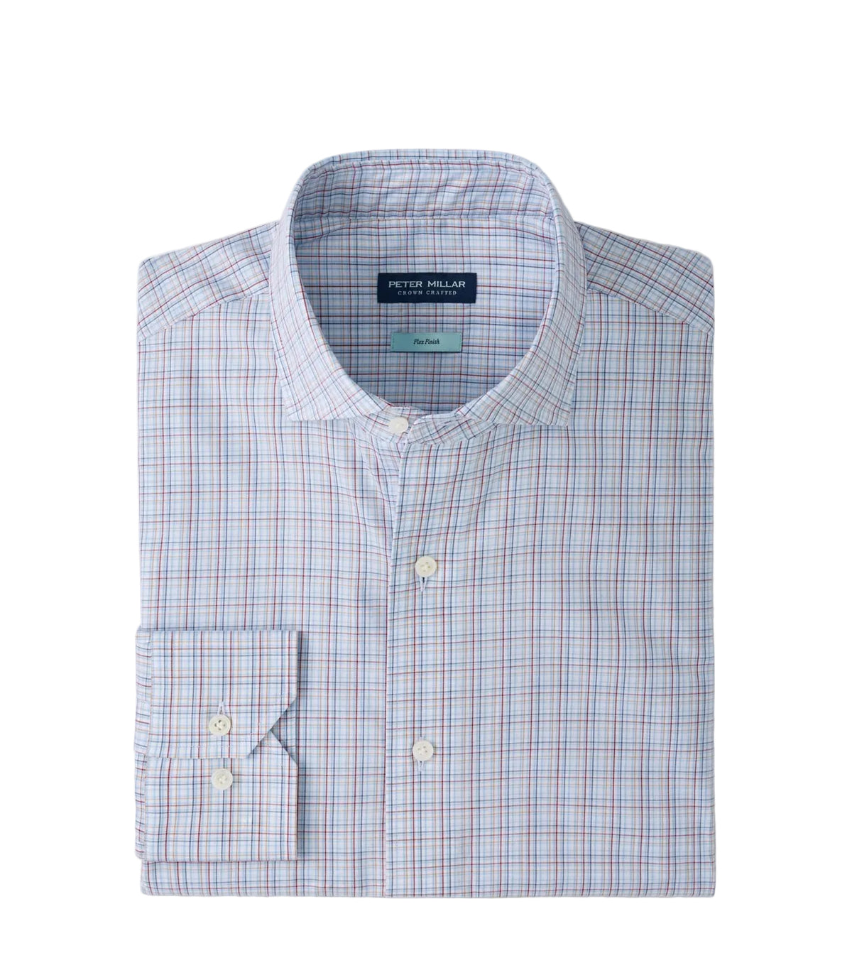 Peter Millar - Amos Cotton Sport Shirt - Whitehaven Blue
