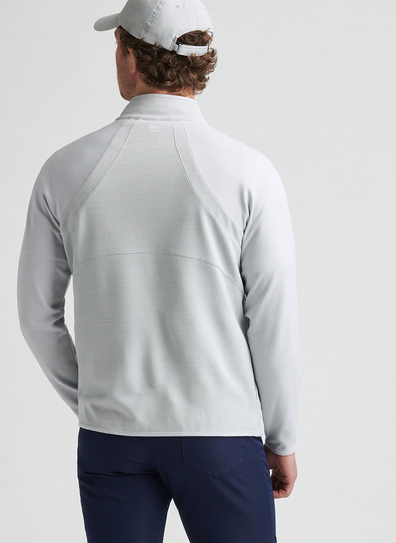 Peter Millar - Georgia Script™ Vista Hybrid Full-Zip Jacket - British Grey