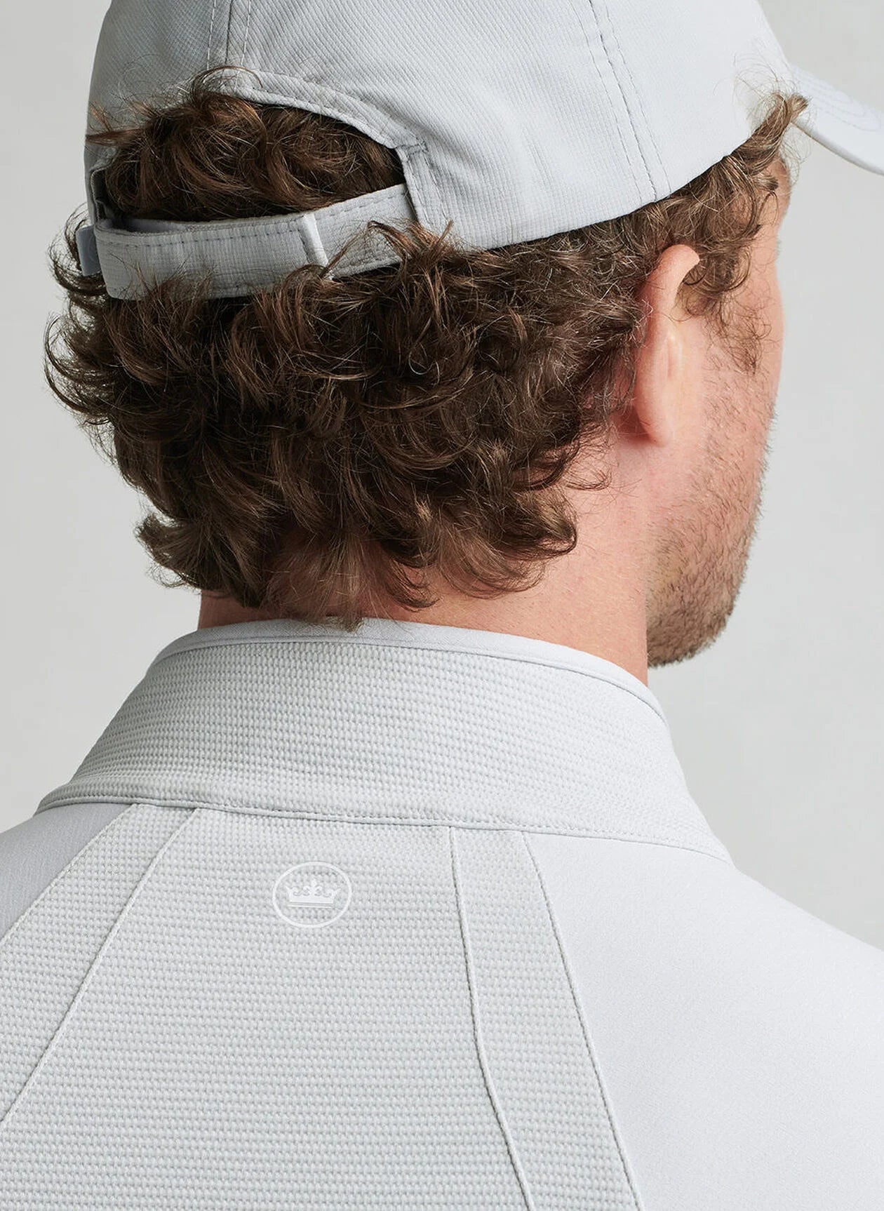 Peter Millar - Georgia Script™ Vista Hybrid Full-Zip Jacket - British Grey