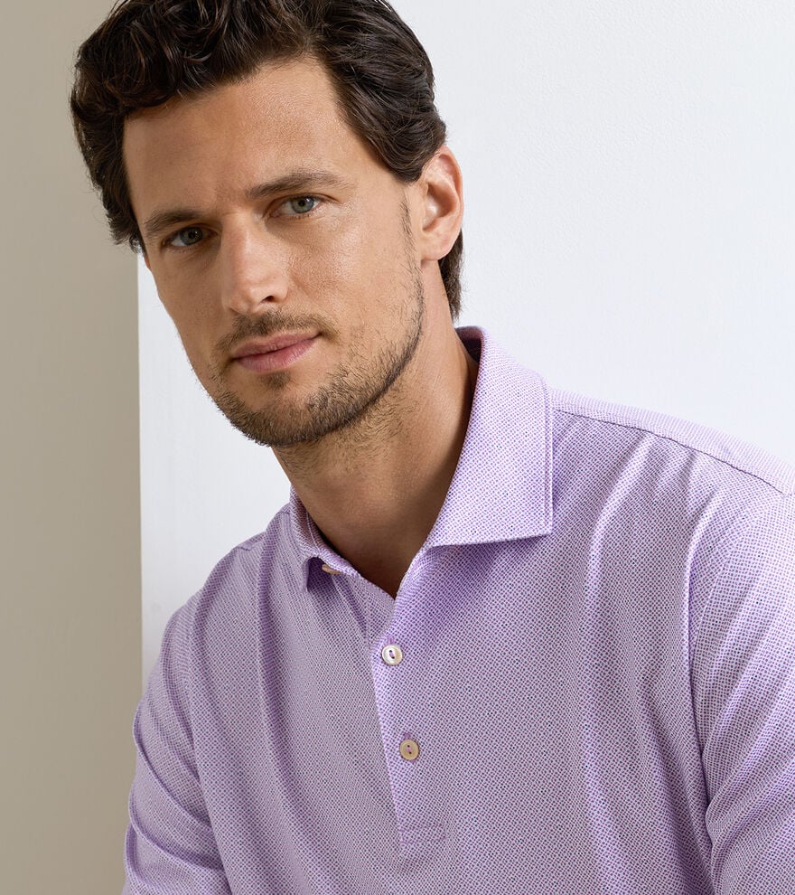Peter Millar - Ashgrove Performance Jersey Polo - Purple Iris