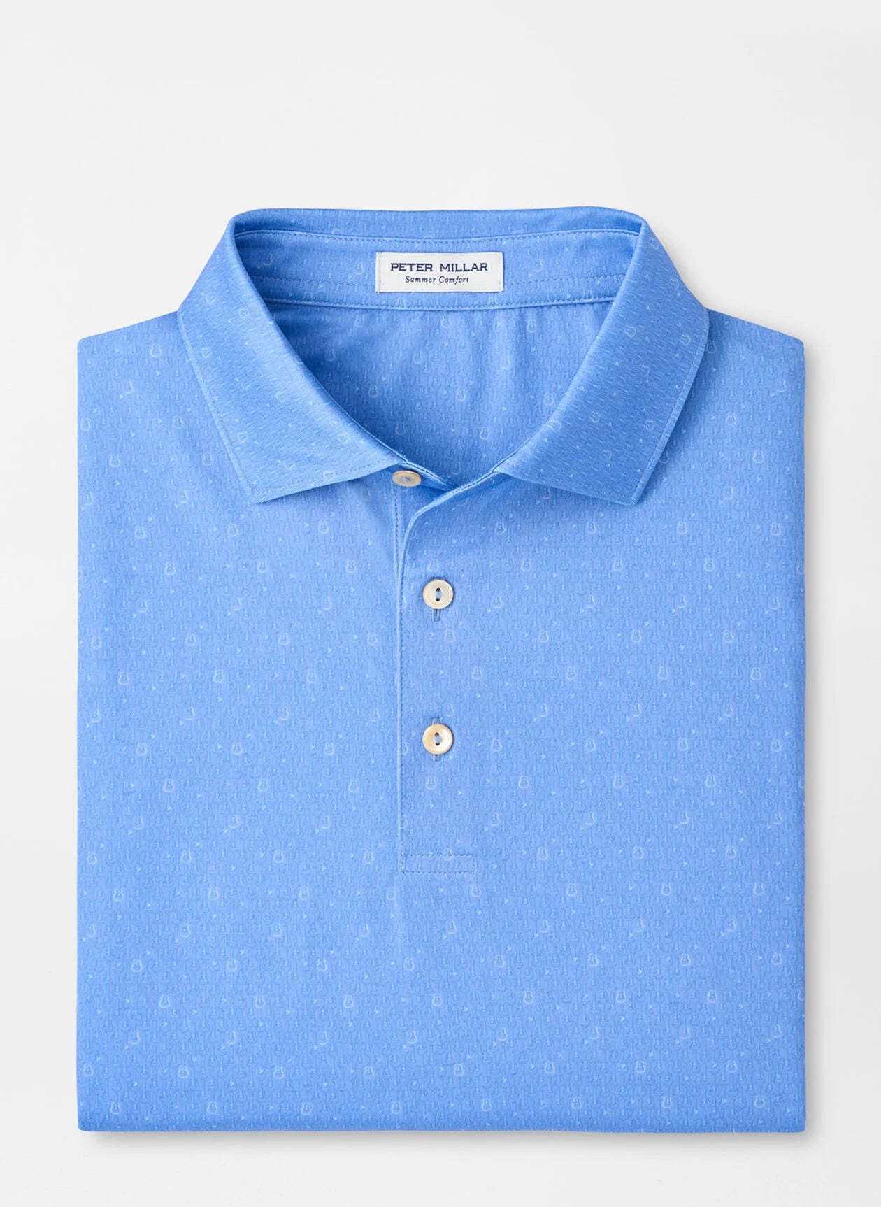 Peter Millar - Guitar Solo Performance Jersey Polo - Bluebird