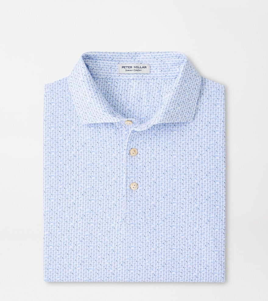 Peter Millar - Paper Plane Performance Jersey Polo - White