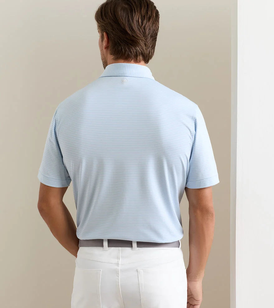 Peter Millar - Merion Performance Jersey Polo - Stream Blue