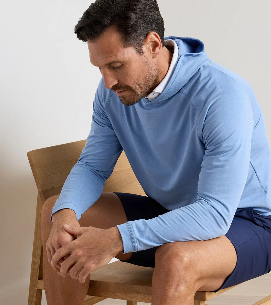 Peter Millar - Pine Performance Hoodie - Blue Bird