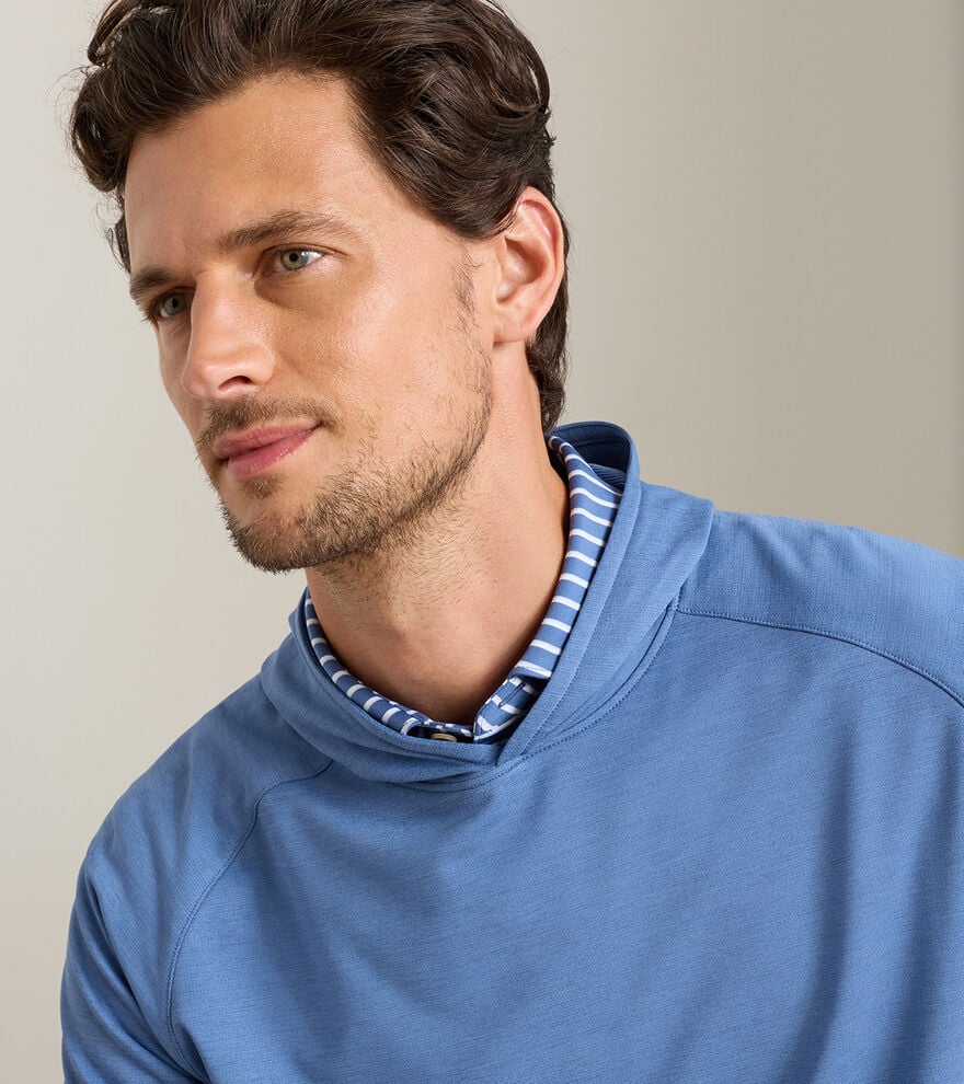 Peter Millar - Pine Performance Hoodie - Windsor Blue
