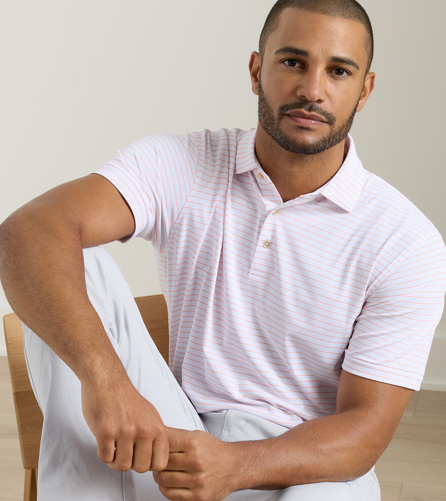 Peter Millar - Winston Performance Mesh Polo - White