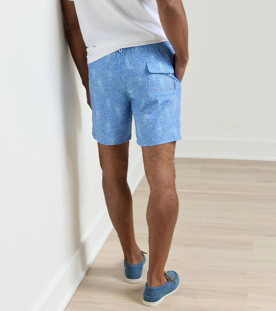 Peter Millar - Sea Glass Seahorses Swim Trunk - Dusk Blue