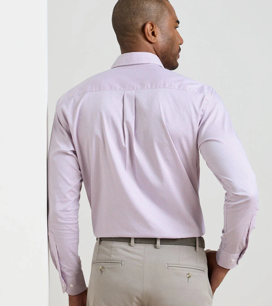 Peter Millar - Conway Crown Lite Cotton - Stretch Sport Shirt - Chili Red