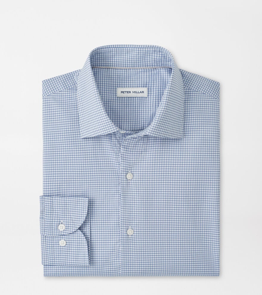 Peter Millar - Conway Crown Lite Cotton - Stretch Sport Shirt - Windsor Blue