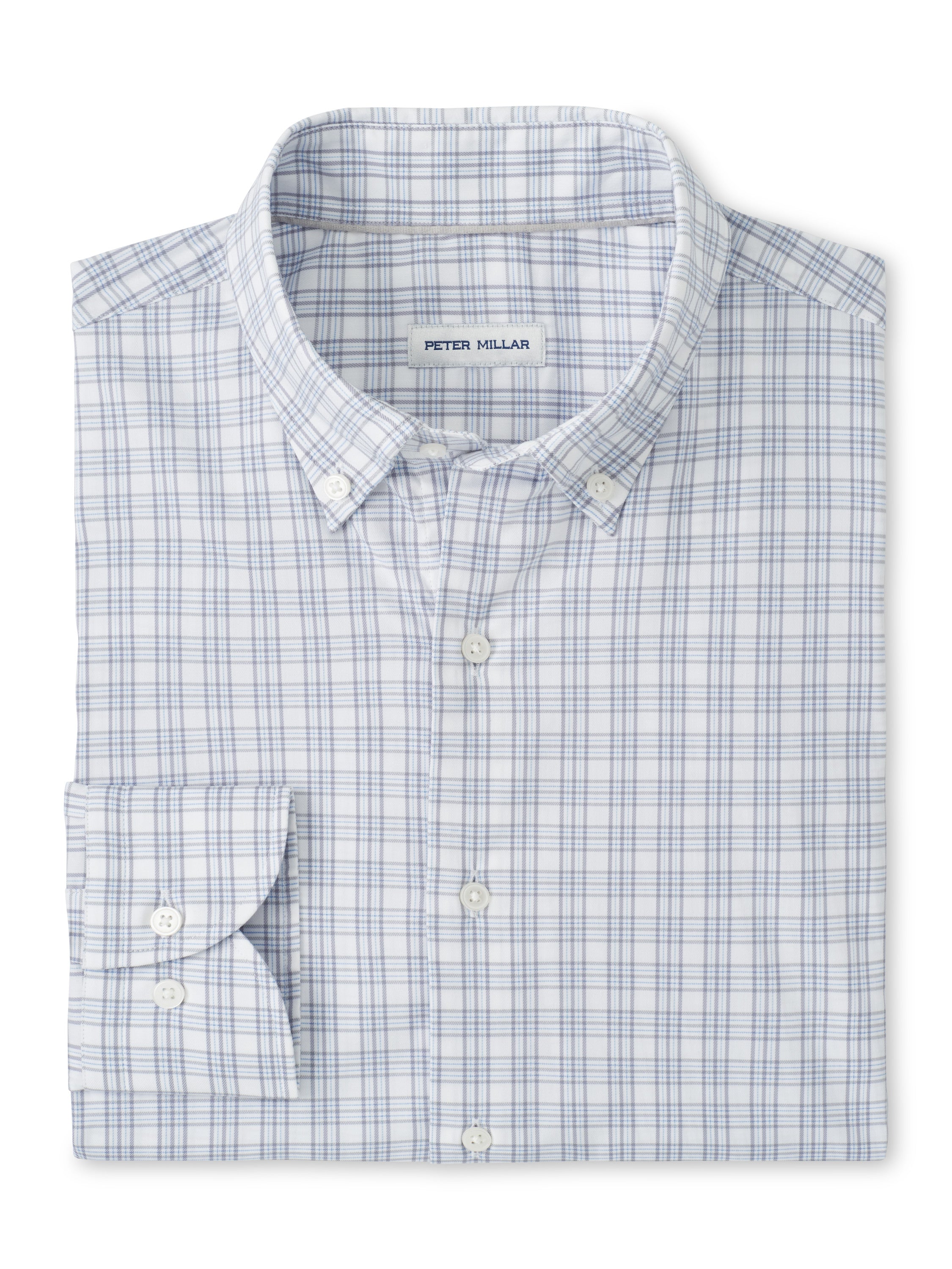 Peter Millar - Douglas Crown Lite Cotton Stretch Sport Shirt - Gale Grey