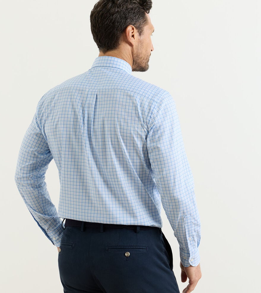 Peter Millar - Calvin Crown Lite Cotton-Stretch Sport Shirt - Cottage Blue