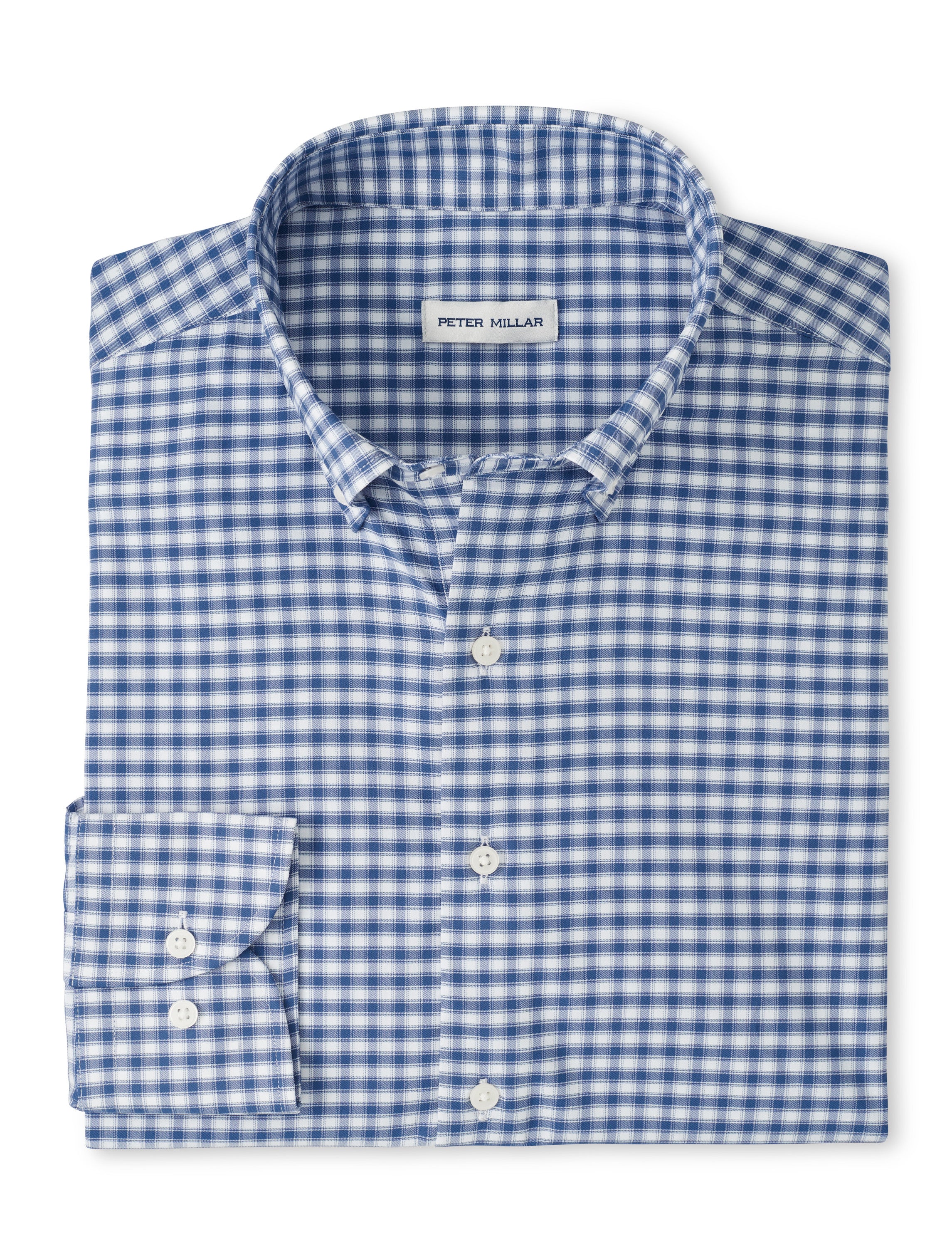 Peter Millar - Lewis Performance Twill Sport Shirt - Windsor Blue