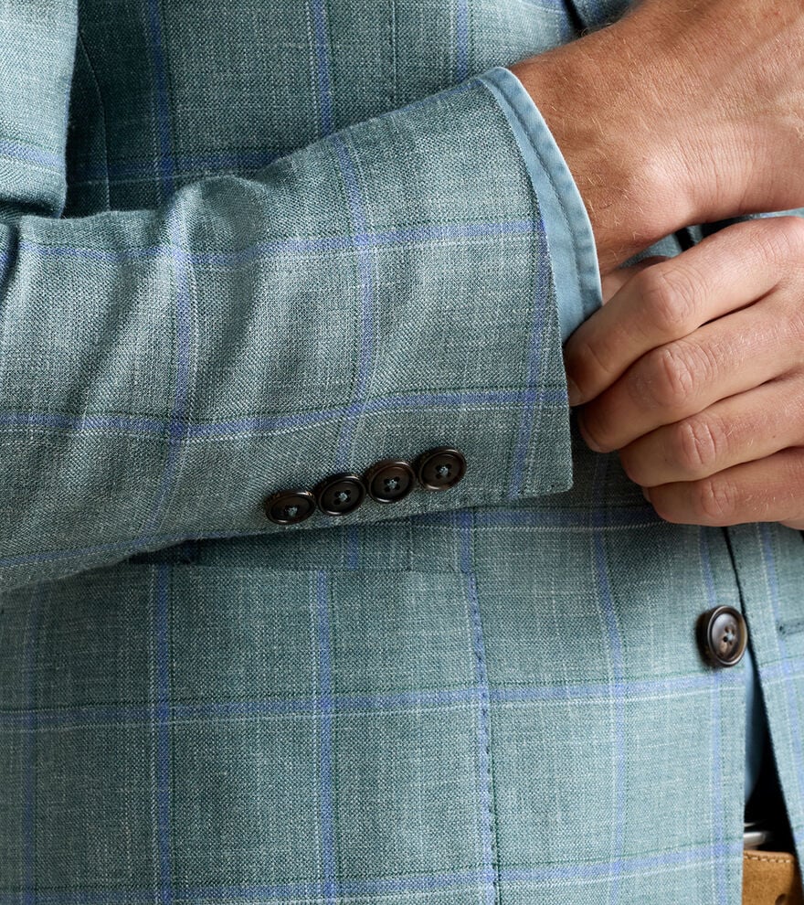 Peter Millar - Salisbury Windowpane Soft Jacket - Willow