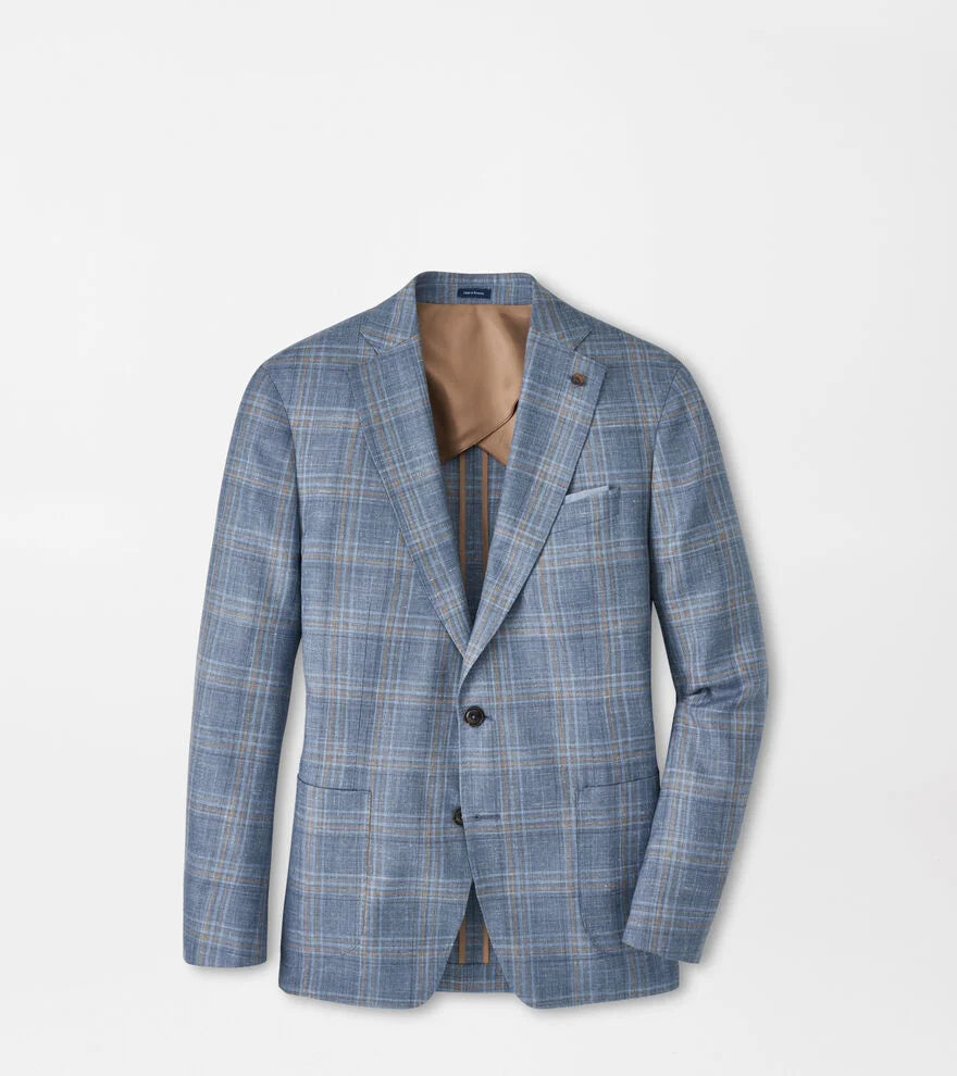 Peter Millar - Hertford Plaid Soft Jacket - Storm