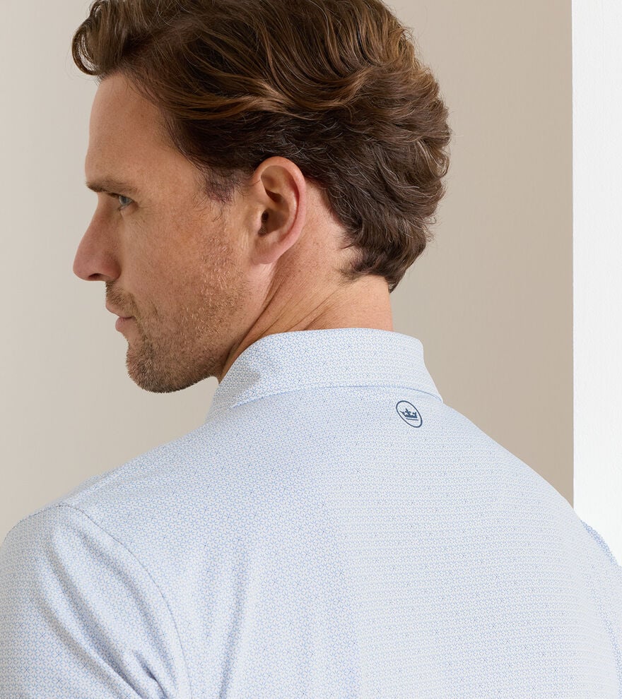 Peter Millar - Alder Performance Jersey Polo - White
