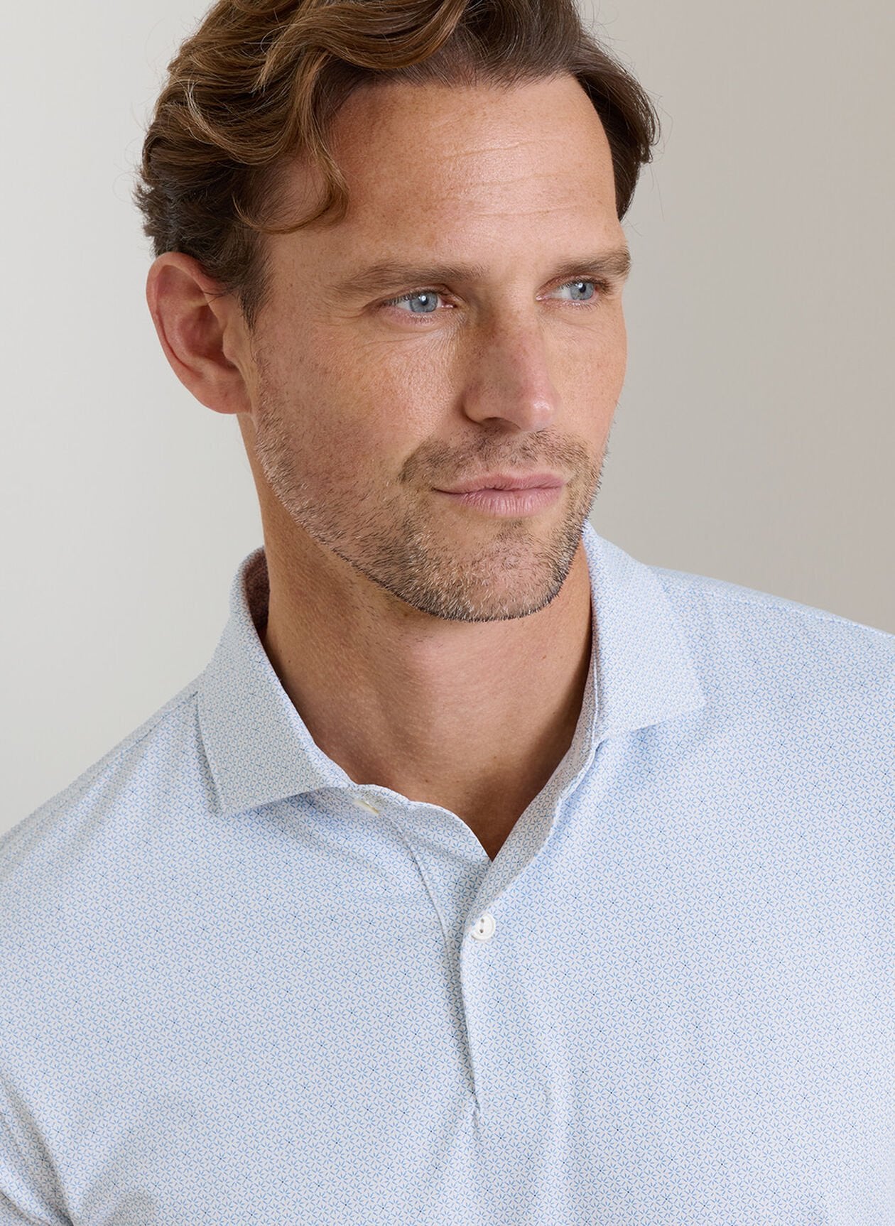 Peter Millar - Alder Performance Jersey Polo - White