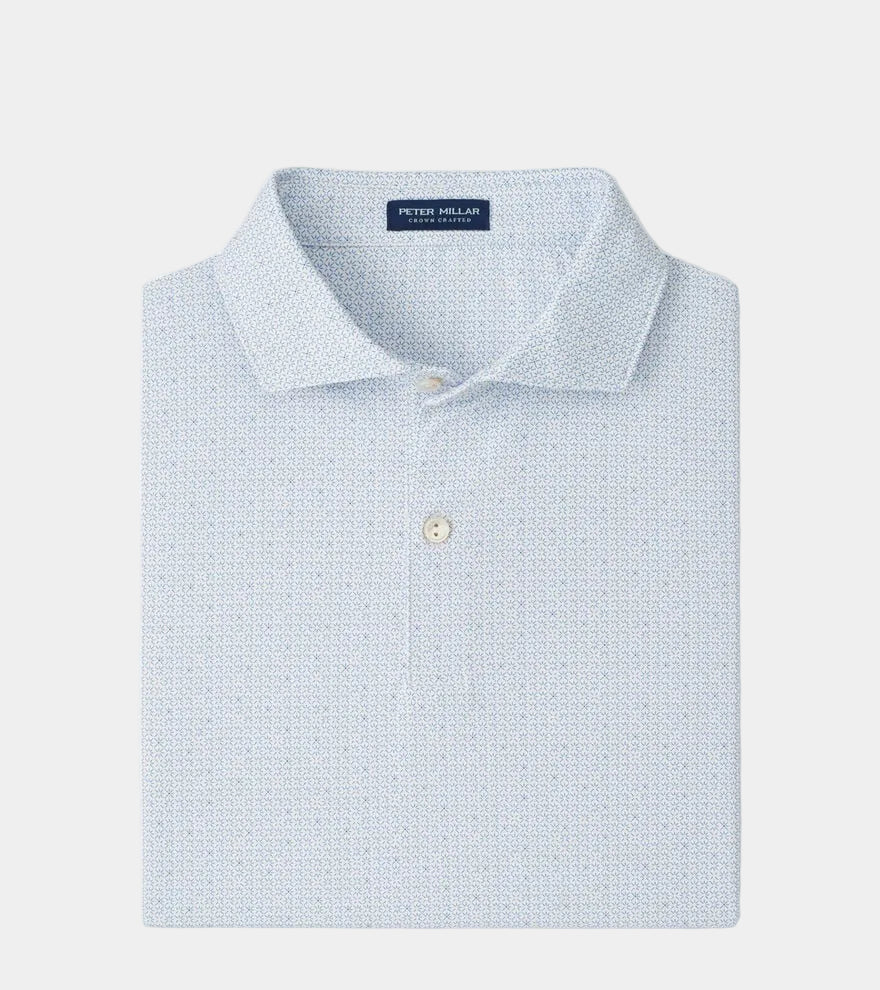 Peter Millar - Alder Performance Jersey Polo - White
