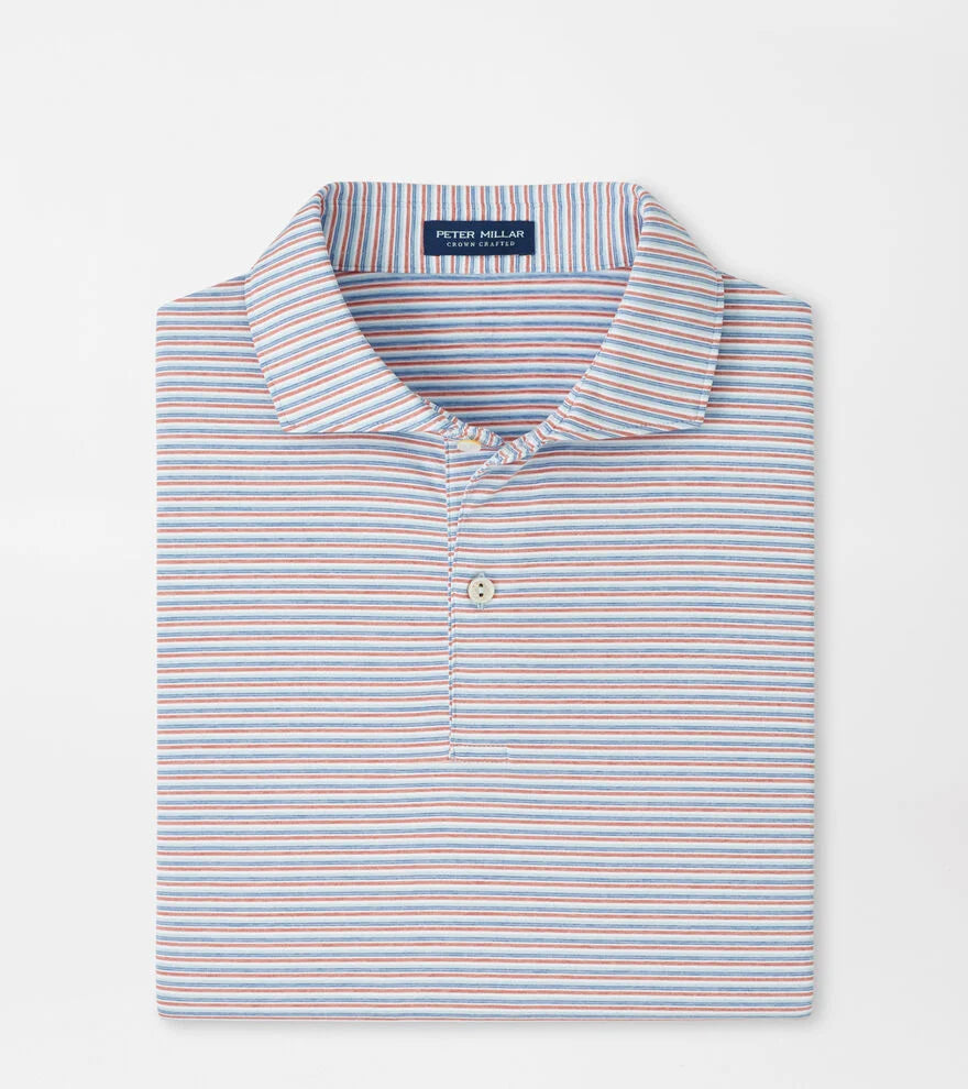 Peter Millar - Alda Performance Jersey Polo- Blue Frost