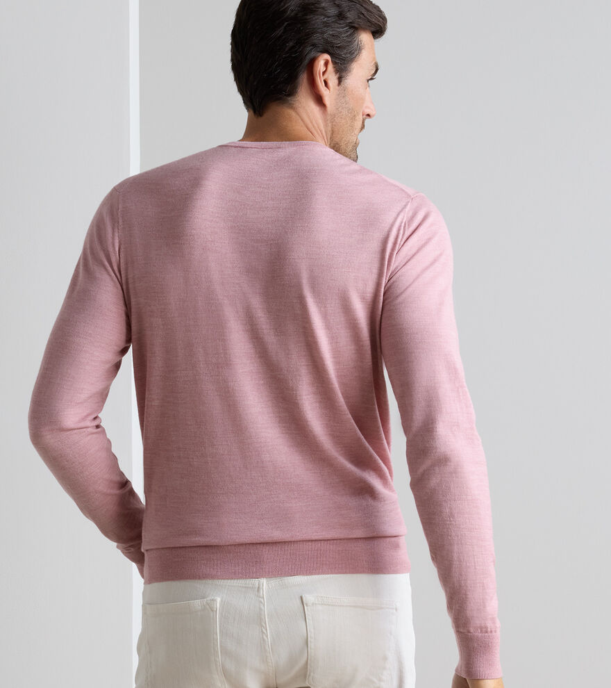 Peter Millar- Excursionist Flex Crew-Rose Quartz
