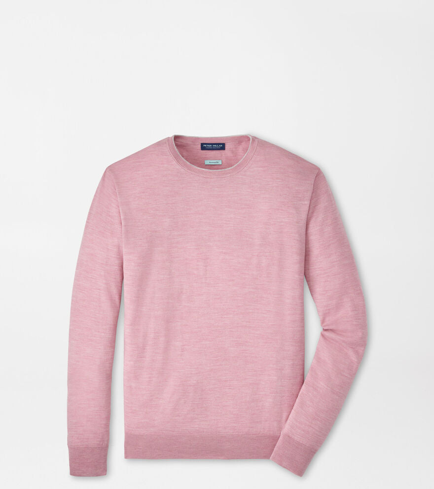 Peter Millar- Excursionist Flex Crew-Rose Quartz