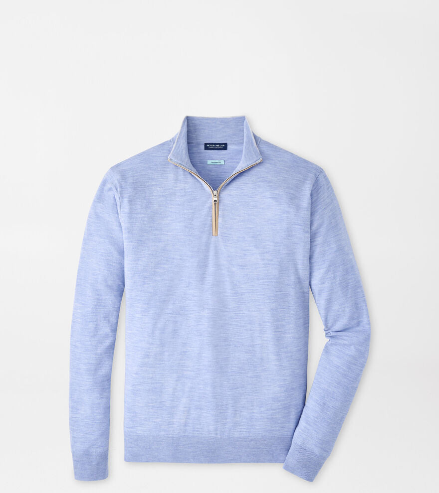 Peter Millar - Excursionist Flex Quarter Zip - Iris Mist