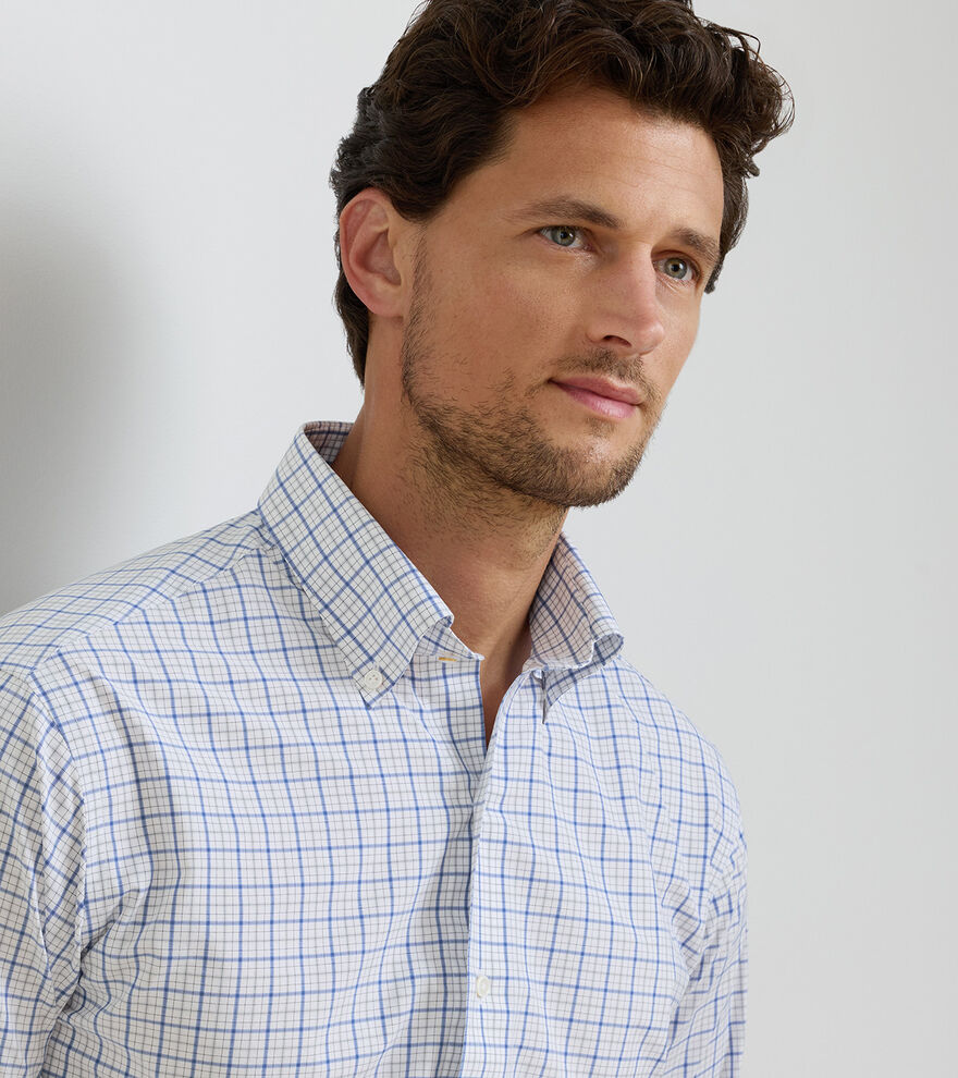 Canal Performance Poplin Sport Shirt - Dusk Blue
