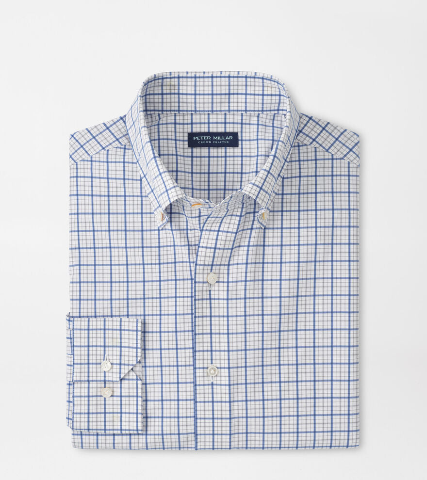Canal Performance Poplin Sport Shirt - Dusk Blue