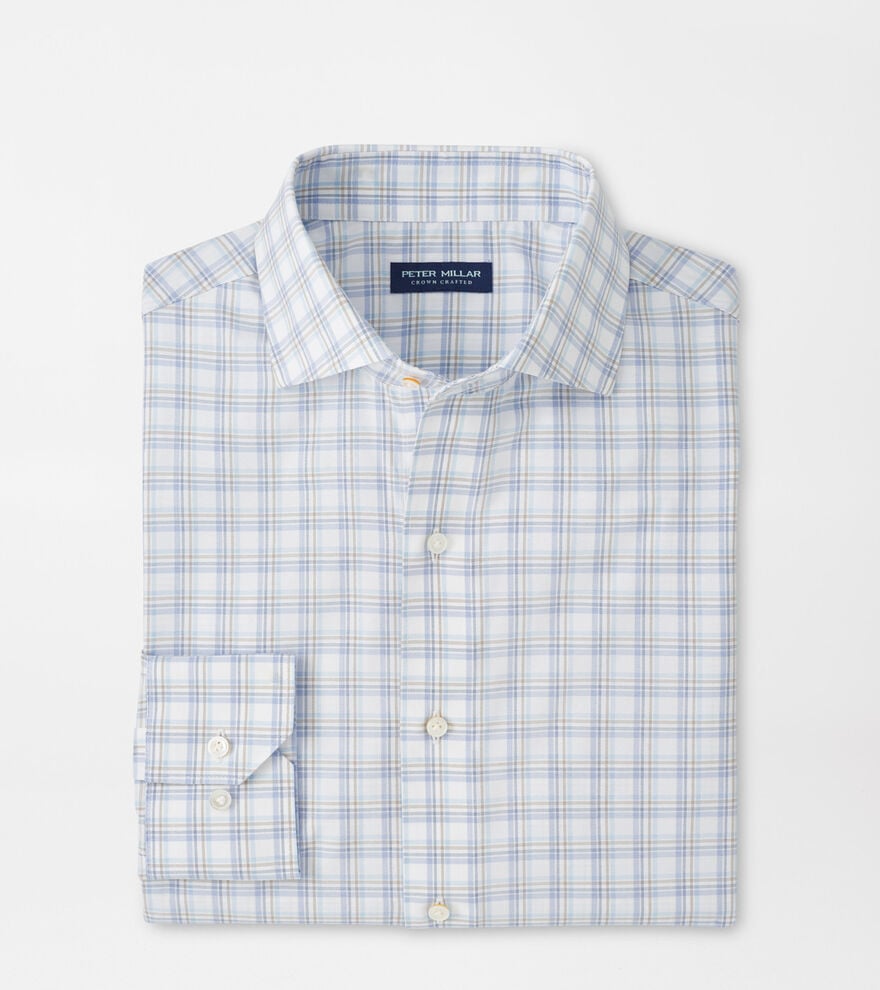 Peter Millar - Bechtle Performance Poplin Sport Shirt - Iris Mist