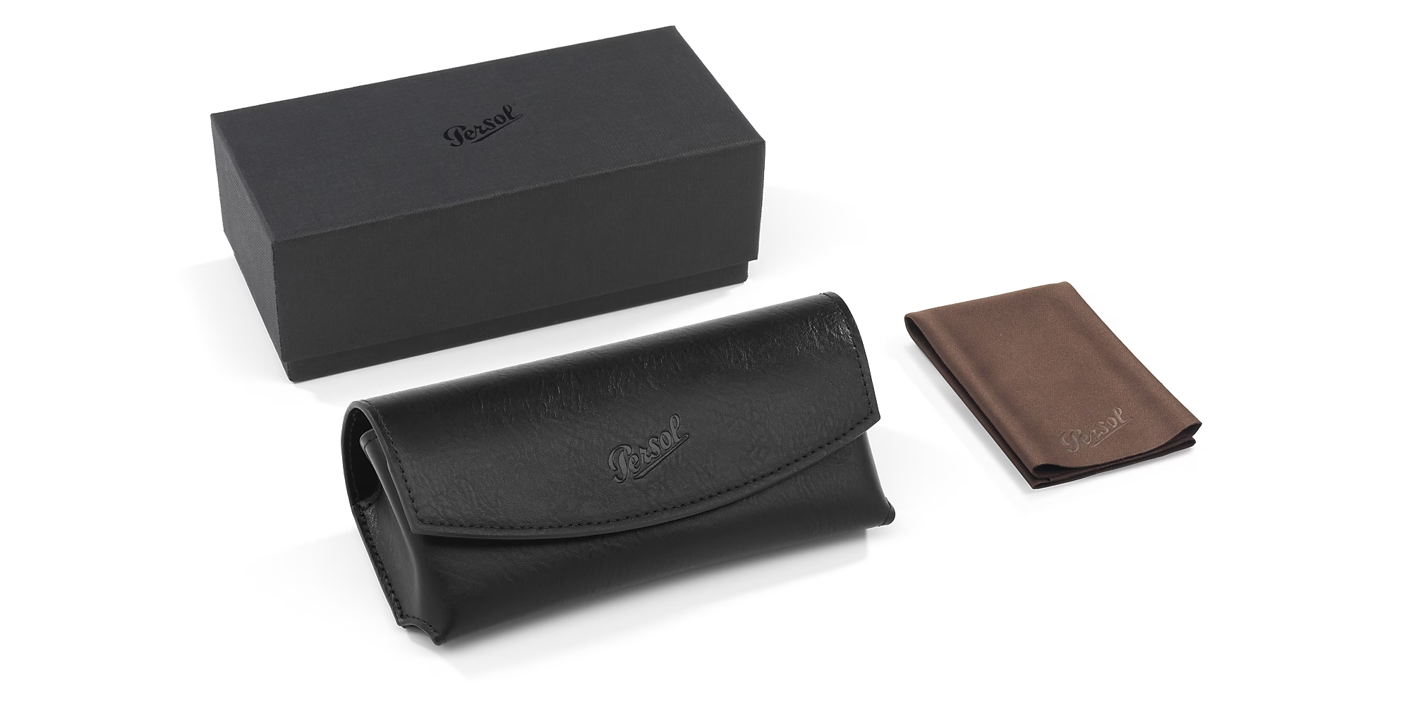 Persol - PO3350S Sunglasses - Transparent Blue Frame & Green Lenses