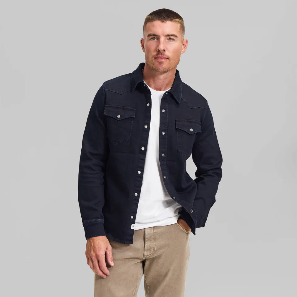 Rye 51 - The Hank Denim Romper - Dark Wash
