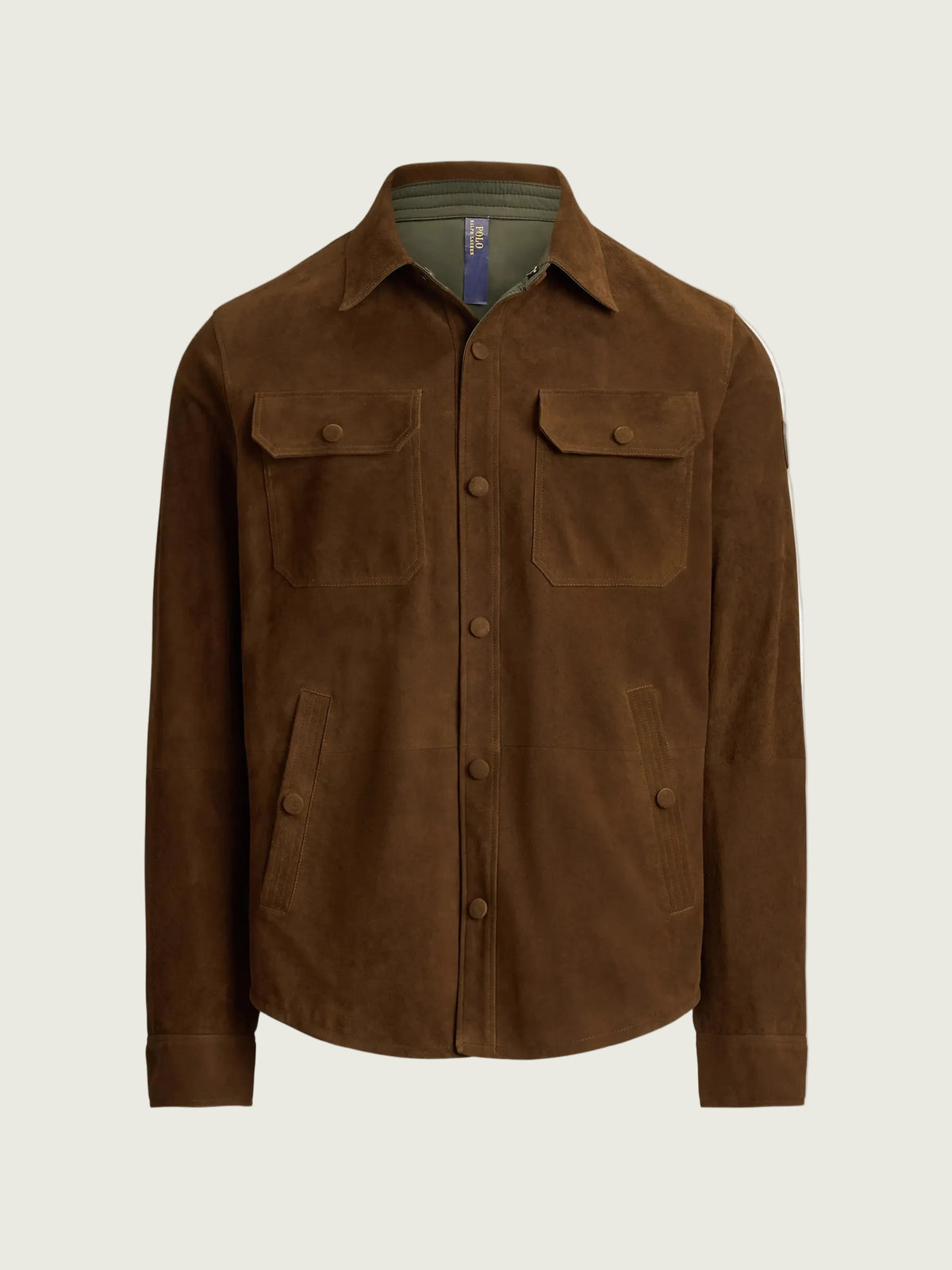 Ralph Lauren - Reversible Suede-Taffeta Shirt Jacket - Brown
