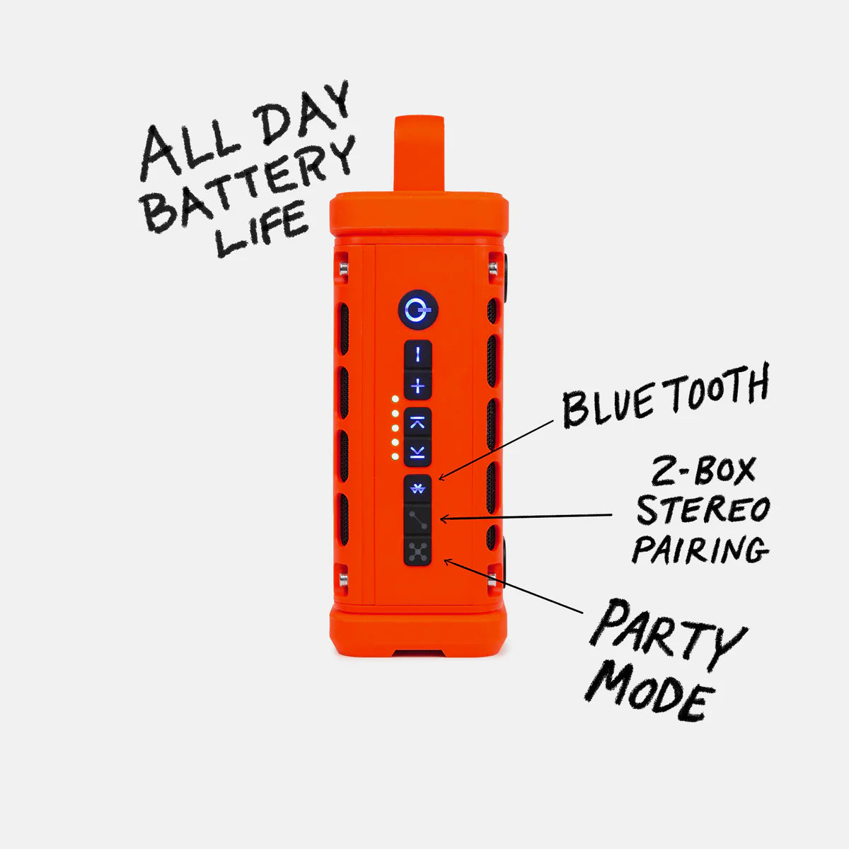 Turtlebox Audio - Ranger Outdoor Speaker - Orange