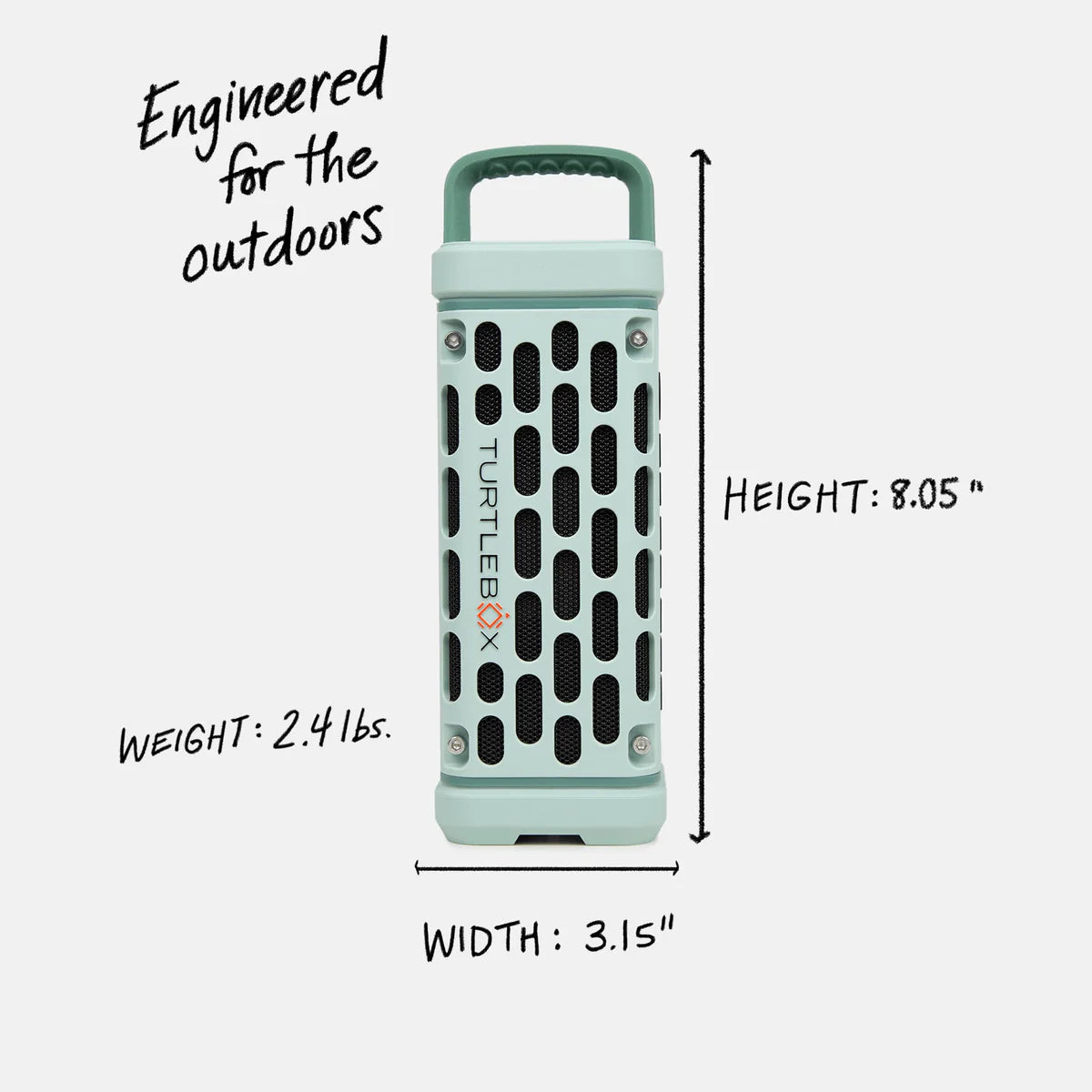 Turtlebox Audio - Ranger Outdoor Speaker - River Rock