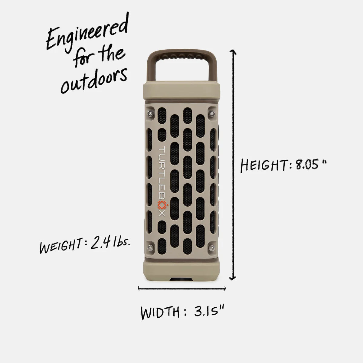 Turtlebox Audio - Ranger Outdoor Speaker - Tan
