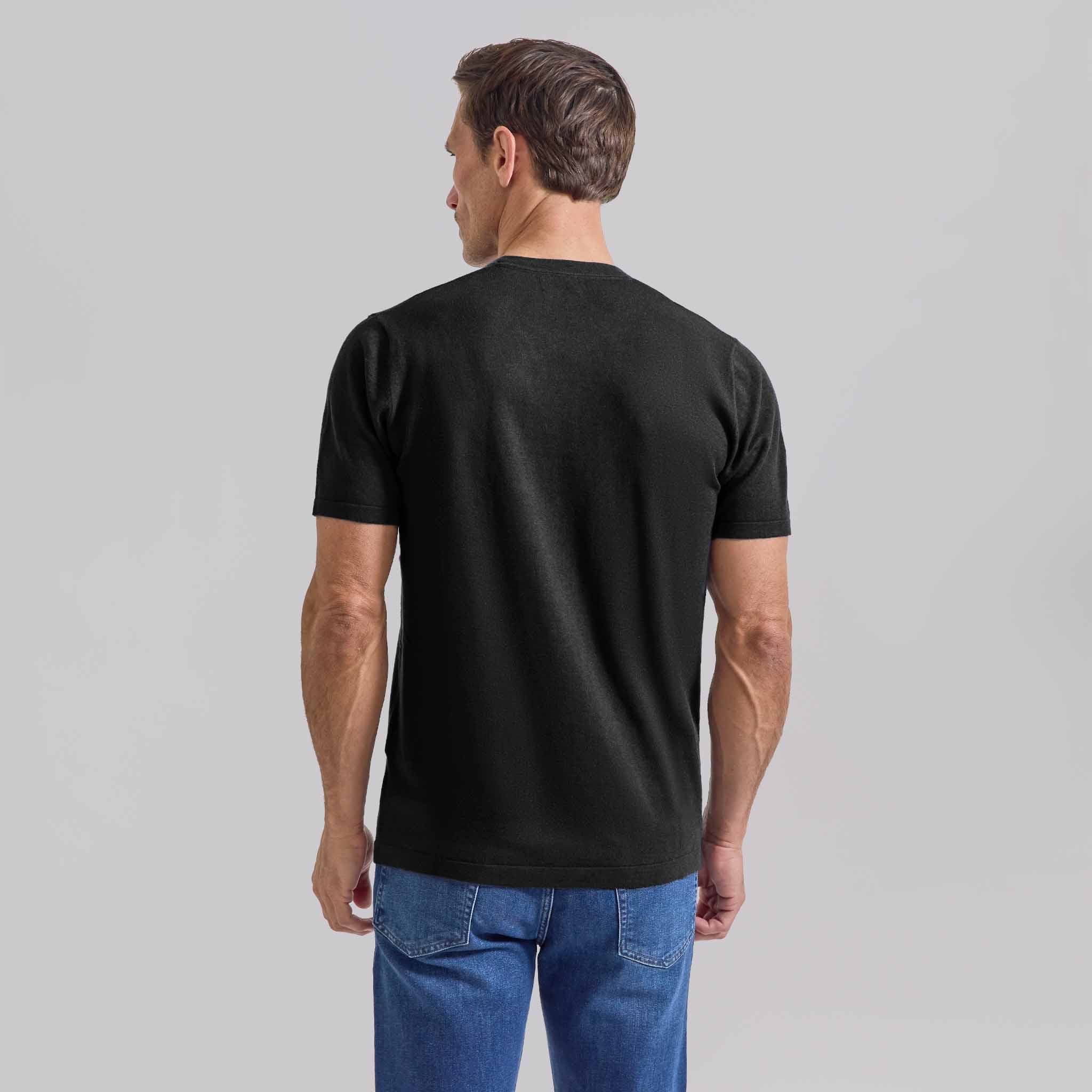 Rye 51 - The Marin - Cotton/Cashmere Tee - Black