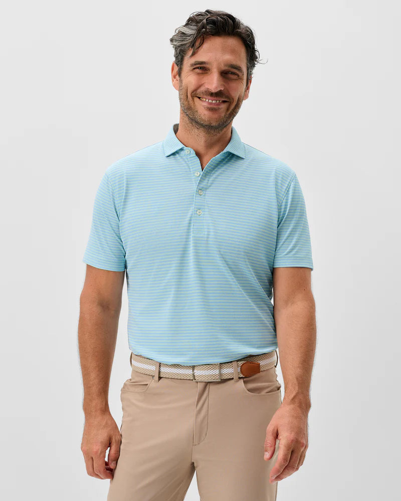 Johnnie-O - Performance Mesh Polo- Stetsons - Macaw