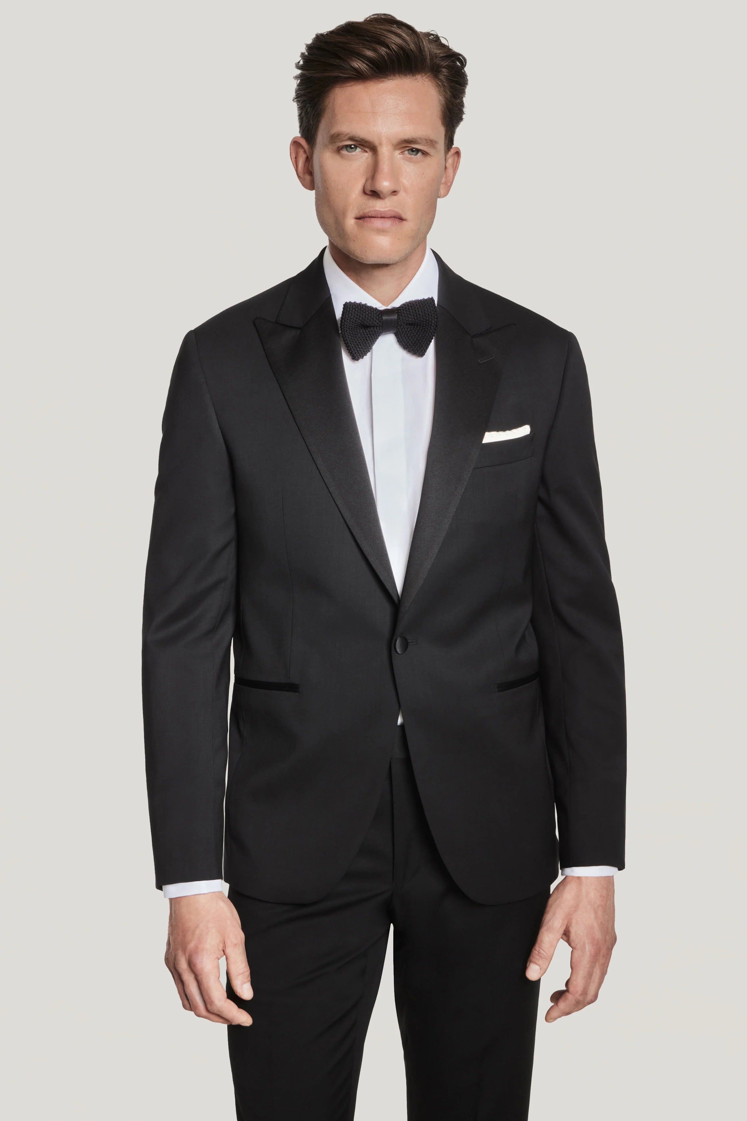 Jack Victor - Black Solid Tuxedo