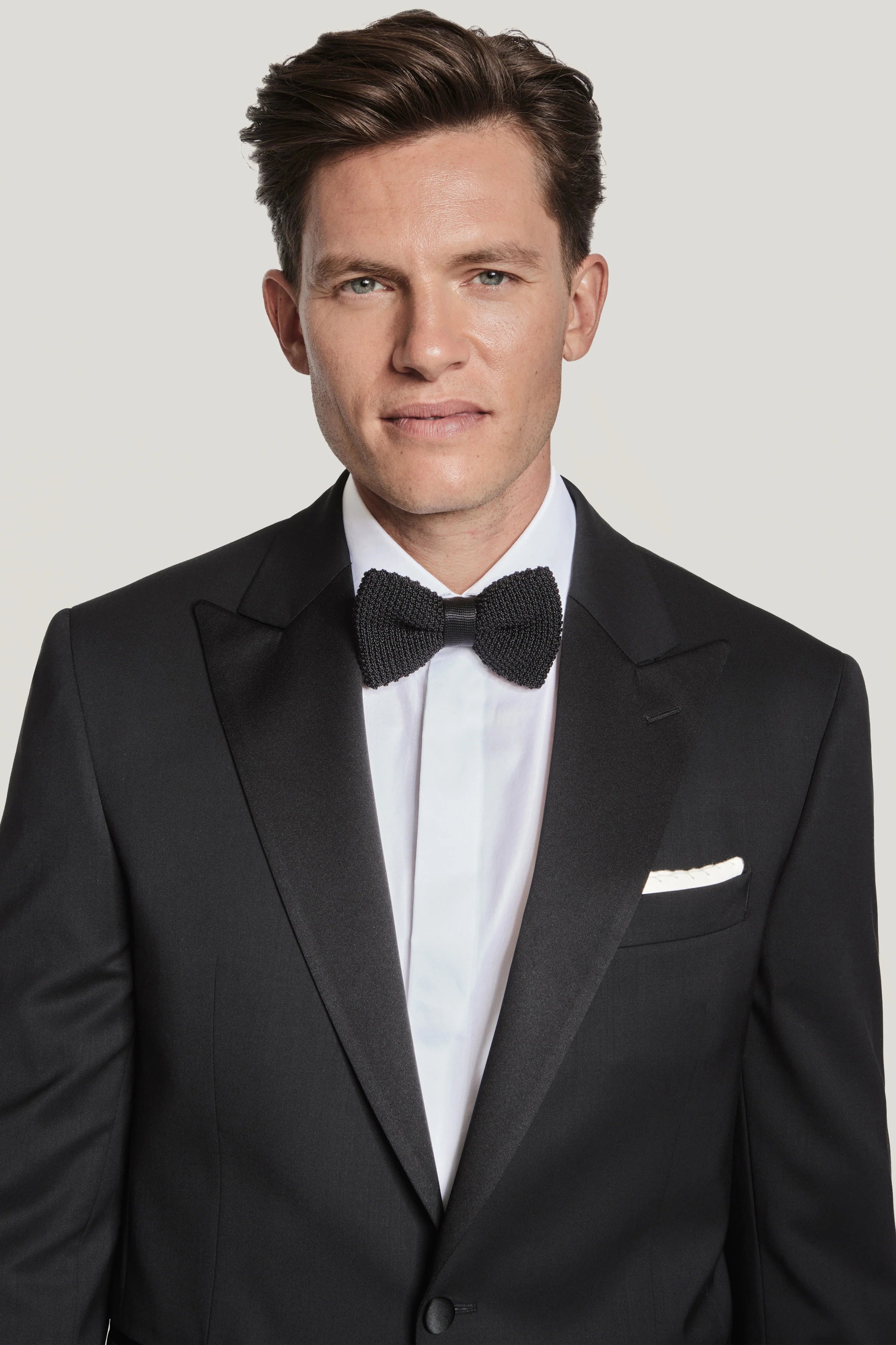 Jack Victor - Black Solid Tuxedo