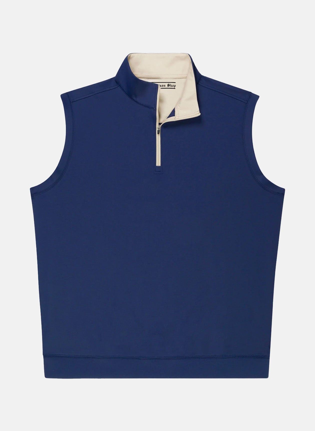 The Saxon Shop - Navy Quarter Zip Vest